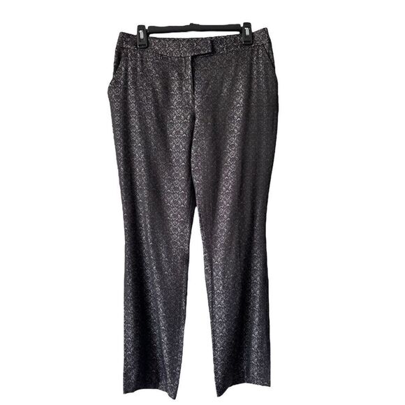 Tahari ASL Women's Luxe Petite Straight Leg Pants‎ Black Size 8P - Picture 1 of 4